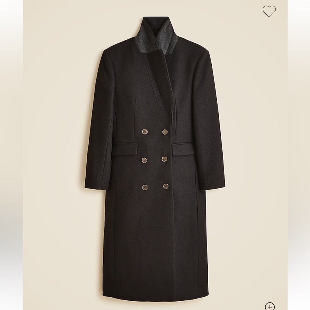 J. Crew Black Double-Breasted Blazer